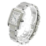 Cartier Tank Francaise LM W51002Q3 Men's Watch Silver Automatic