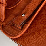 Hermes Shoulder Shoulder Bag Orange SilverHardware