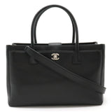 CHANEL Chanel Executive Line Coco Mark Tote Bag Shoulder Black A15206