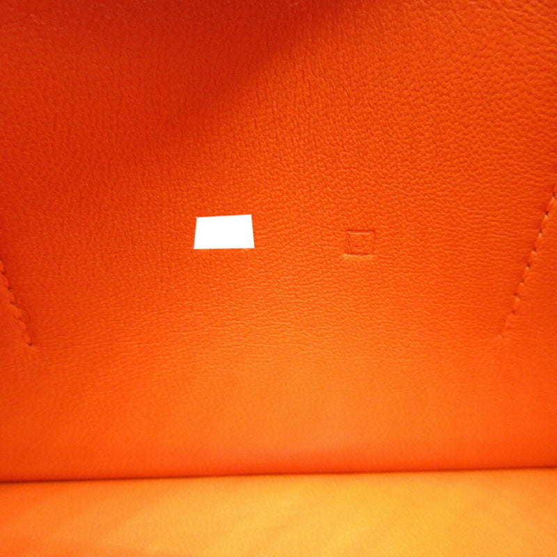 Hermes Dogon GM Togo J stamp (2006) Orange long wallet 0758HERMES