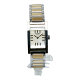 Hermes Tandem Watch TA1.220 Quartz White Shell Dial Stainless Steel Ladies HERMES