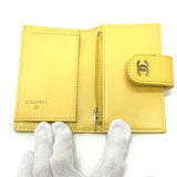 Chanel AP1991 CC Mark Card Case coin purse yellow