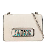 Christian Dior Dior J'ADIOR Chain Bag White Ivory Leather Women's