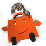 Hermes 2011 Takashimaya Tokyo Japan Bag Charm Key Holder Orange