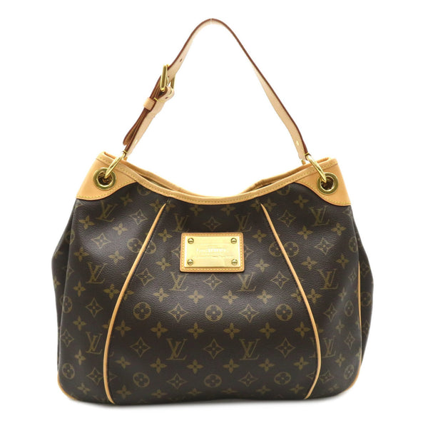 Louis Vuitton Galliera PM Shoulder Bag, Coated Canvas, Monogram, Women's, Brown, M56382