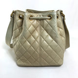 Chanel Cocoball Matelasse Crossbody Shoulder Bag Beige