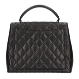 Chanel matelasse handbag caviar skin black ladies CHANEL