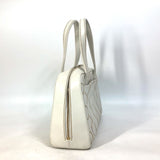 Chanel CC Mark bag Vintage Mini Duffle Bag Shoulder Bag Hand Bag White