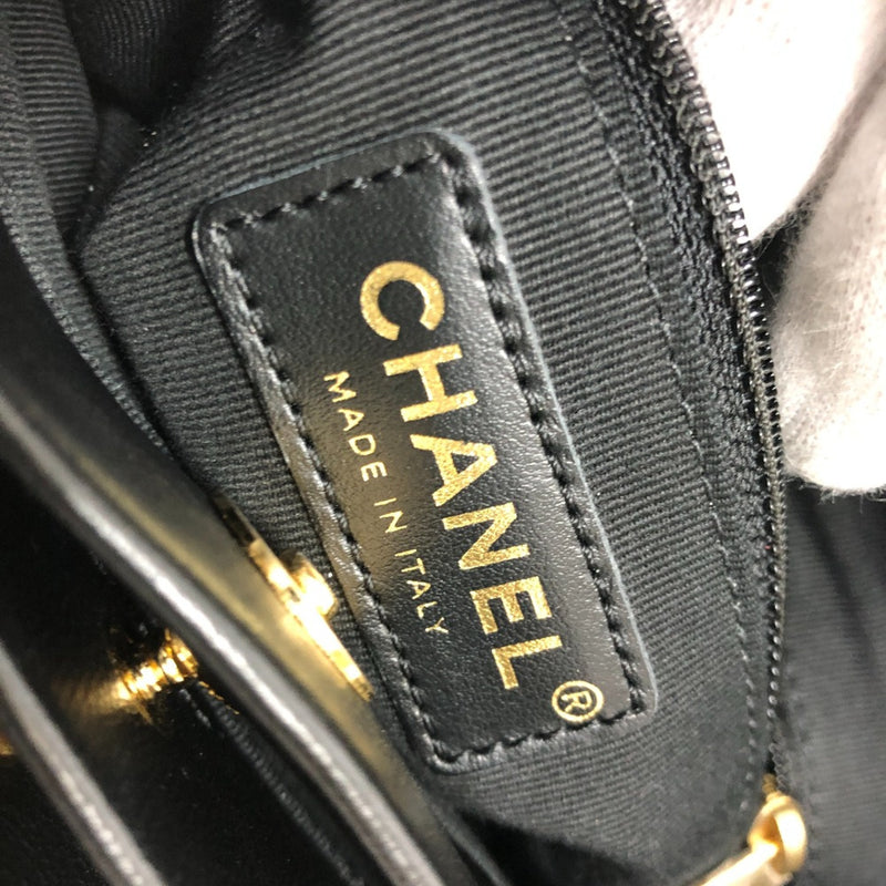 Chanel AS3502 CC Mark CC Chain bag Shoulder Shoulder Bag Black GoldHardware