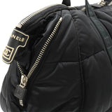 CHANEL Chanel Sport Line Coco Mark Boston Bag Travel Nylon Black