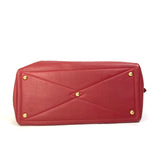 Hermes Shoulder Bag travel bag Duffle Bag Rouge Viff Red