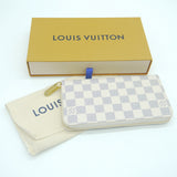 LOUIS VUITTON Louis Vuitton Long Wallet N60019 Damier Azur Zippy ・