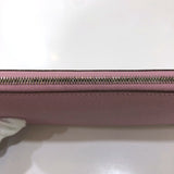 Hermes Overall handle Zip Around Long Wallet Morve Silvest Pink Based SilverHardware