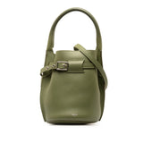 Celine Big Bag Nano Bucket Handbag Shoulder 187243 Khaki Green Leather Women's CELINE