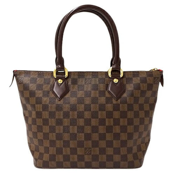 Louis Vuitton Damier Women's Tote Bag Handbag Saleya PM N51183 Brown Compact