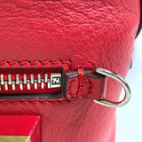 Fendi 8BZ038 Valentine limited color studs Backpack Backpack Red Red