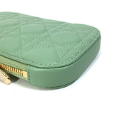 Christian CHRISTIAN DIOR S0872ONMJ_M59H Cannage phone case Chain 3WAY bag Shoulder Bag Green