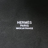 HERMES H En Bier GM Tote Bag Toile Ash Vaux Swift Ecru Black Handbag Z Engraved Bias