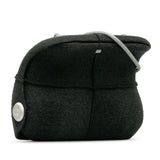 CHANEL Hip Bag Shoulder Grey Wool Women's