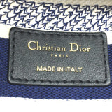 Christian CHRISTIAN DIOR Lady CHRISTIAN DIOR Delight Bag 2WAY medium bag Hand Bag Blue Based x White