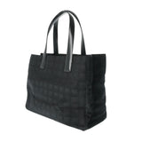 CHANEL New Travel Line Tote MM Black Women's Nylon Handbag