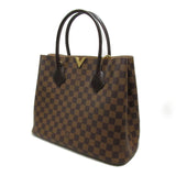 Louis Vuitton Kensington Shoulder Bag, Coated Canvas, Damier, Women's, Black, N41435