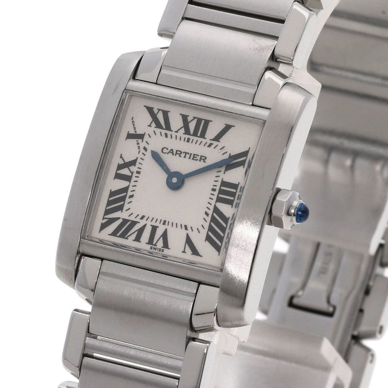 Cartier W51008Q3 Tank Francaise SM Watch Stainless Steel SS Ladies CARTIER