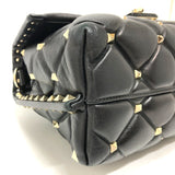 Valentino-Galavani BL-PB55NAP0 Rock studs 2WAY Shoulder Bag Black GoldHardware