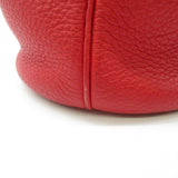 HERMES Manjoire PM Red Taurillon Clemence leather