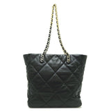 Chanel 19 Chain Tote Women's Shoulder Bag AS3519 Lambskin Black