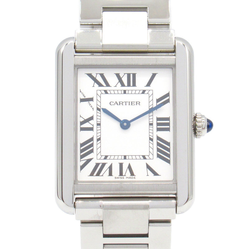 CARTIER Tank Solo SM Wristwatch Stainless Steel Ladies Silver W5200013