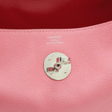 Hermes Lindy 26 Evercolor Handbag Rose Azalee A Stamp