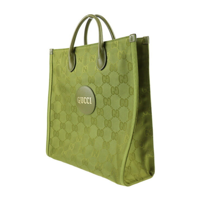 GUCCI Gucci Medium Tote Bag Off The Grid 696043 GG Nylon x Forest Green Silver Hardware 2WAY Shoulder Japan Limited 2023 Model