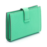 Hermes HERMES Bearn Business Card Holder/Card Case Vert Comic Chevre Women's Green