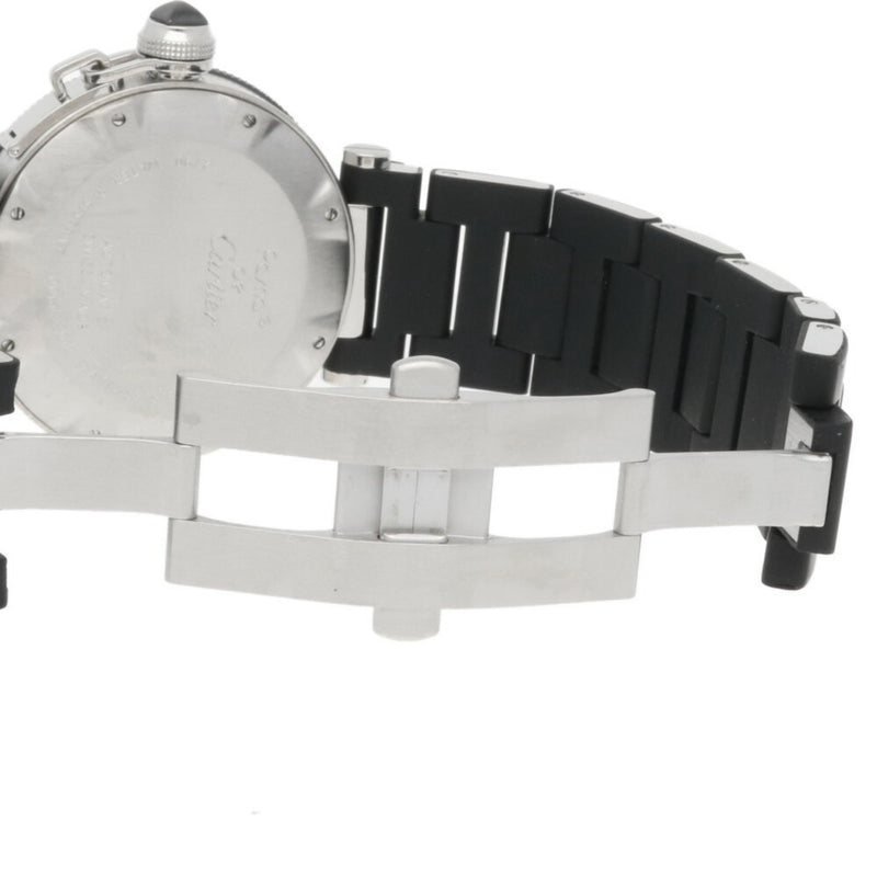 Cartier Pasha Seatimer Watch, Stainless Steel W31077U2, Hand-wound, Men's, CARTIER, Overhauled