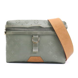 LOUIS VUITTON Crossbody Shoulder Bag Body Monogram Titanium Messenger PM/Monogram Canvas Gray Men's M43889