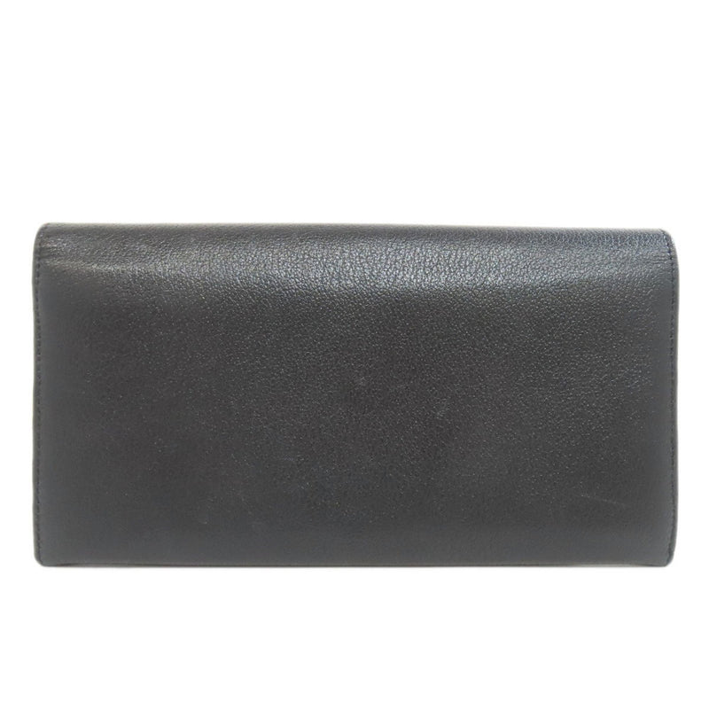 CHANEL Camellia Coco Mark Long Wallet Calfskin Women's