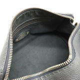 FENDI Selleria Ray Handbag Boston Shoulder Bag Leather Grey 8BL137