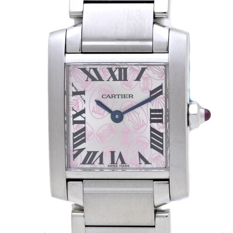 CARTIER Tank Francaise SM W51031Q3 2006 Limited Edition Stainless Steel Ladies 39628 Watch