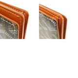 Goyard Herringbone Pattern Long Wallet Coated Canvas Women's