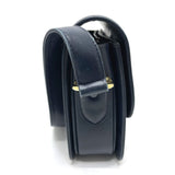 CELINE Macadam carriage hardware bag shawl Shoulder Bag Navy