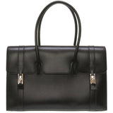 Hermes drag 2 37 box calf black □D stamped handbag bag