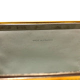 Chanel Matelasse Vanity bag Hand Bag Yellow Based SilverHardware