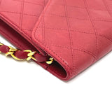 Chanel Bicolole Bag Chain Shoulder Shoulder Bag Red x GoldHardware