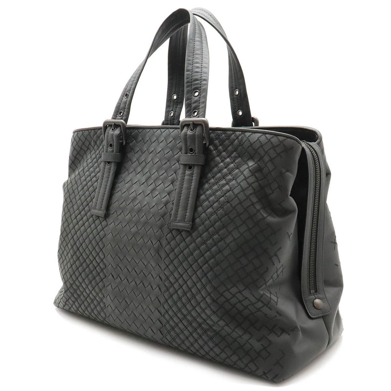 BOTTEGA VENETA Intreccio Aurelio tote bag in grey leather