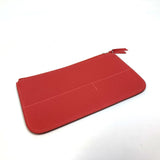 Hermes Dogon GM Bifold Long Wallet Rouge tomato RedBased SilverHardware