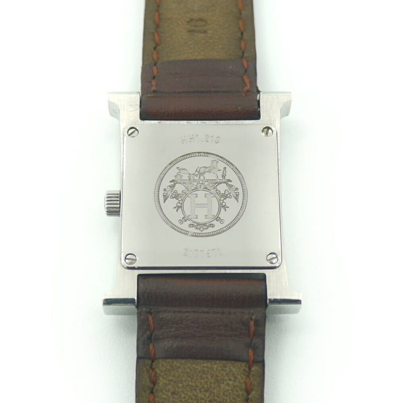 HERMES H Watch HH1.210.260/UNO Quartz Silver Dial Y03006