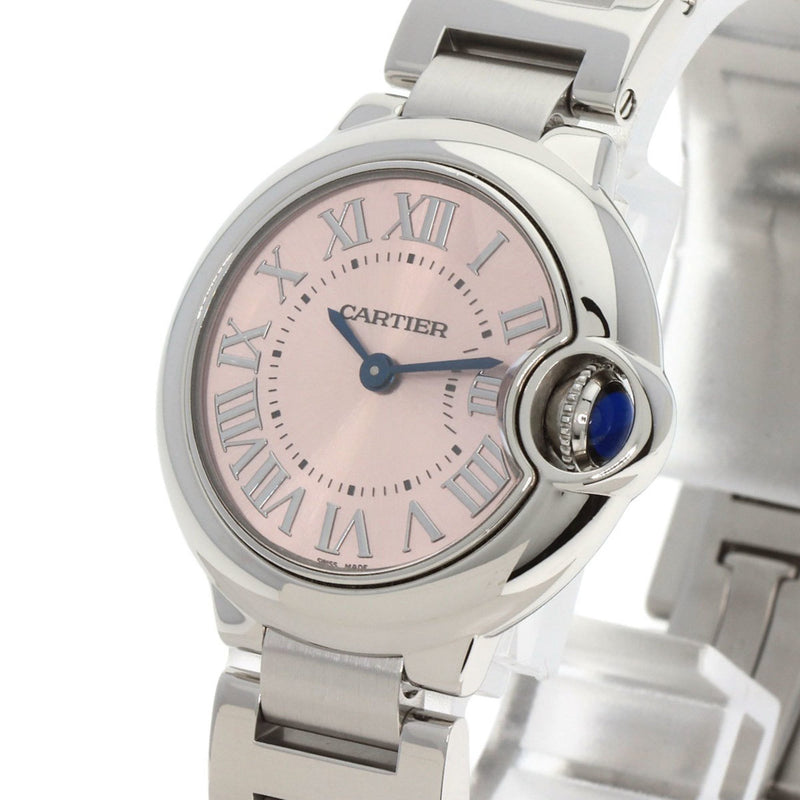 Cartier W6920038 Ballon Bleu 28mm Watch Stainless Steel SS Ladies