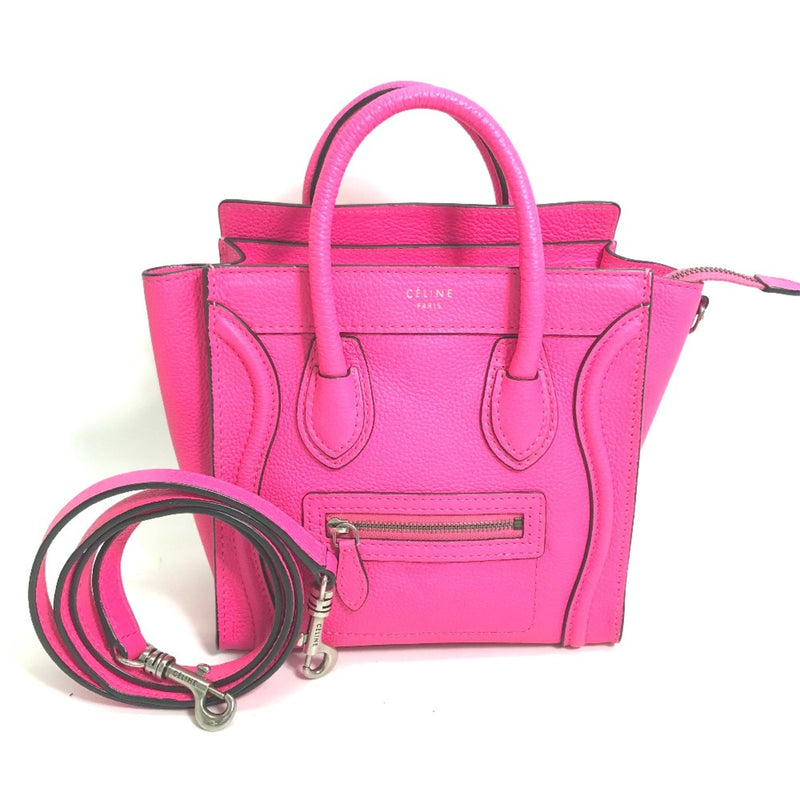 CELINE 189243 Tote Bag Bag Crossbody 2WAY Shoulder Bag Hand Bag pink