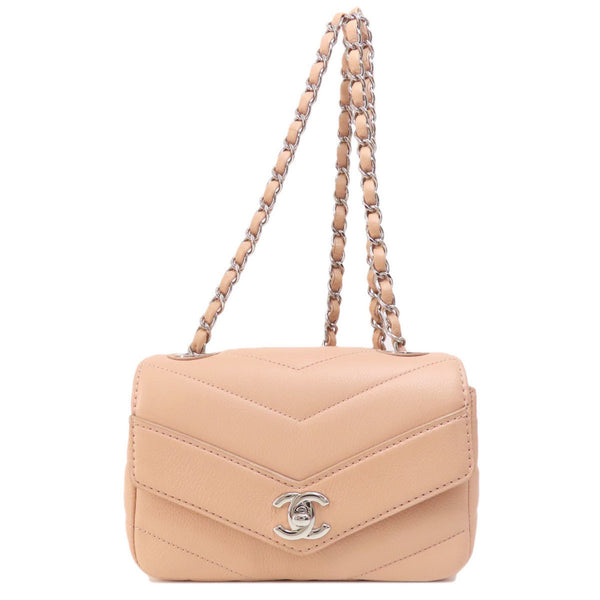 Chanel Chain Shoulder Matelasse Bag Caviar Skin Women's CHANEL